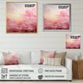 thumbnail image 4 of Designart "Horizon in Pink" Abstract Landscape Floater Framed Canvas Art Print, 4 of 7