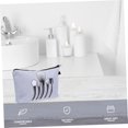 thumbnail image 4 of HUGFEGWE Hanging Cosmetic Bag Cosmetic Bag Travel Makeup Bag Toiletry Portable Pouch Simple Personal Care Bag Container Printing, Grey, 21.5X14X1CM U2536-3892, 4 of 9