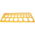 thumbnail image 3 of HUGFEGWE Oval Templates, Plexiglass Drawing Template, Measuring Templates Rulers, Digital Drawing for Office and School Building Formwork Drawings Templates 1 Pcs CJB91-22603, 3 of 6
