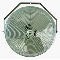 TPI Workstation Fan, Wall-Mount, 24" Blade Diameter, 1/8 Hp
