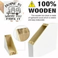 thumbnail image 3 of Zomyto 7x7 In Funny Camping Wooden Box Sign,Home is Where You Park It Camping Wood Blocks Sign, 3 of 7