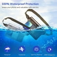 thumbnail image 2 of IPX8 Sacoche Étanche avec Ceinture Réglable Écran Touchable Sac Sec avec Ceinture Réglable pour la Plage Plongée en Apnée Kayak de Pêche, 2 of 8