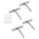 thumbnail image 3 of 4x Soporte de Estante Soportes de Estante de Pared en Forma Accesorios Soporte de Estante para Comedor Resistente, 3 of 8