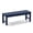 Blue, variant on GONICHA Outdoor Bench, Weatherproof 2-Person Porch Bench That Never Rot and Fade, Suit for Park, Garden & Backyard, Black