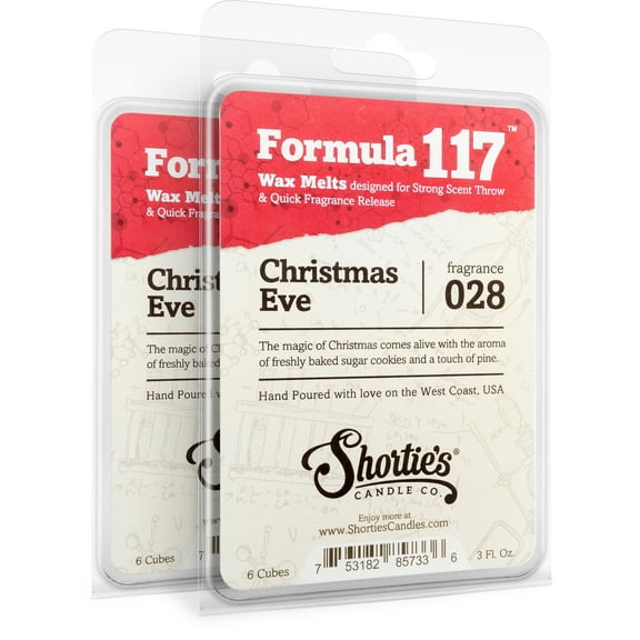 Christmas Eve Wax Melts Multi Pack - Highly Scented   Natural Oils - Shortie's Candle Company