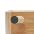 thumbnail image 7 of Monitor Stand Riser Farmhouse Style Bamboo Laptop Stand Riser Holder with Storage Drawer Modern Computer Stand for PC Monitor Laptop Office Desk Organization (Wood Color), 7 of 7