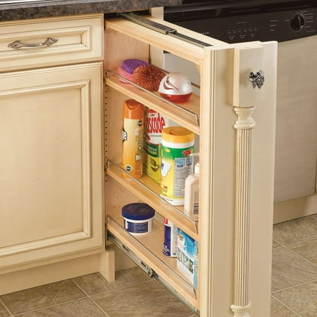Rev A Shelf 5 62 In H X 11 In W X 18 5 In D Small Wood Base
