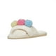 thumbnail image 2 of Pantuflas de casa para mujer, cómodas, interiores, de felpa, con puntera perforada, pantuflas planas Wmkox8yii  hj789, 2 of 6