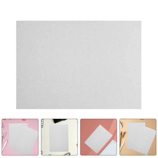 Phenofice 2Pcs Shiny Paper For Crafts Light Grey Ideal For Invitations And Scrapbooking With Creative Uses