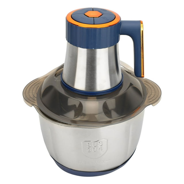 Procesador De Alimentos, Picador De Verduras De Acero Inoxidable 500W Picador Eléctrico De Alimentos Desmontable Que Ahorra Mano De Obra Para Carne Y Verduras