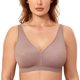 thumbnail image 1 of Sostén AISILIN Sin Aros Talla Grande Cobertura Total 38DD Mochaccino, 1 of 5