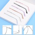thumbnail image 5 of 1 Pair Metal Eyeglasses Universal Repair Tool Eyewear Accessories Replacement Leg Spectacle Frame Glasses Arm PURPLE, 5 of 8