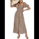 thumbnail image 3 of Mono de Verano 2025 para Mujer, Estilo Floral, Informal, Holgado, con Pierna y Corta. Caqui S, 3 of 10