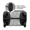 thumbnail image 4 of Lsque Silver Mosaic Printed Luggage Cover, Travel Luggage Protector,Scratch and Dirt Resistant, Fits 18-32 Inch Luggage - X-Large, 4 of 9
