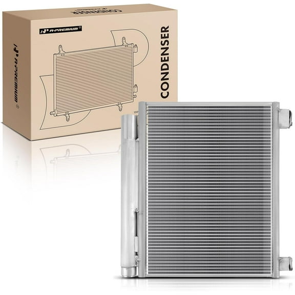 A-Premium Air Conditioning A/C Condenser Compatible with Chevrolet, GMC & Isuzu Models, W3500 W4500 W5500 Tiltmaster Forward, NPR, NQR, NRR