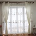 thumbnail image 1 of Rideau de Fenêtre Brodé Mode Voile Rideau Transparent pour Décoration Intérieure, 1 of 6