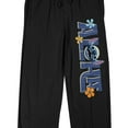 thumbnail image 2 of Lilo & Stitch Aloha on Black Adult Sleep Pant-Small, 2 of 7