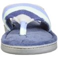 thumbnail image 3 of Dearfoams womens Thong Slipper, Blue Multi, Large US, 3 of 3