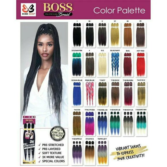 Bobbi Boss Boss Braid Prestretched 3X 54"