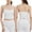 White, variant on DQRPSEETB Ribbed Tank Tops Women's Yoga Suit Tank Top Quick Drying Fitness Top with Chest Pad Training Running Beautiful Back Sports Bra Tops for Women Trendy Summer