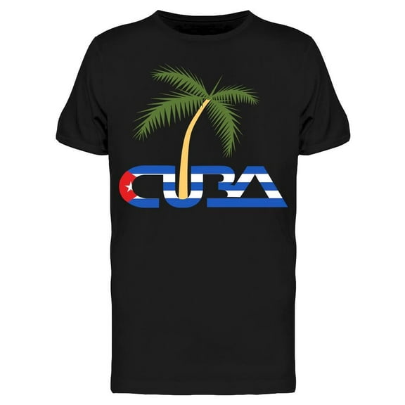 Cuba Palm T-Shirt Men -Image by Shutterstock, Male Medium
