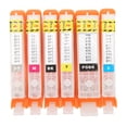 thumbnail image 1 of 5 Pcs Encre PGBK BK C m Y 5 Couleurs Sortie Fluide Encre Réutilisable, 1 of 8