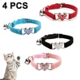 thumbnail image 1 of Collar para Gato con Cinturón de Seguridad y Campana 24 30cm, Regalo San Valentín, 1 of 8