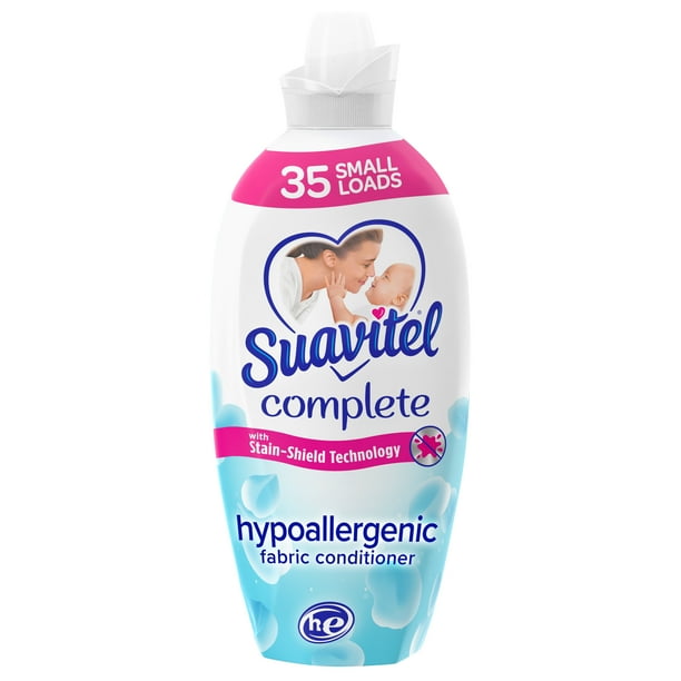 Suavitel Complete Hypoallergenic Liquid Fabric Softener 41.5 oz, Gentle