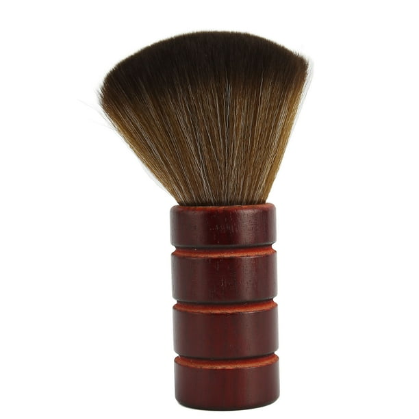 Cepillo de Placas de Cara, Cepillo de Platón Portátil de Cuello de Madera Sólida Marrón Liviano para Barberos