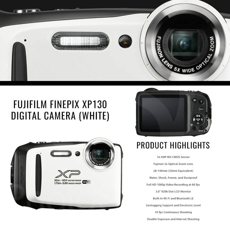 Fujifilm FinePix XP130 Waterproof & Shockproof Wi-Fi Digital 