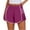 Red, variant on Women's High Waisted Running Shorts Athletic Pleated Workout Breathable Comfortable Lightweight