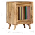 thumbnail image 4 of vidaXL Bedside Cabinet 40x30x50 cm Solid Mango Wood, 4 of 5