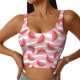 thumbnail image 1 of Balery Cute Watermelon Sujetadores deportivos con espalda cruzada para mujer, acolchados, sin costuras, de alto impacto, ideales para yoga, gimnasio, entrenamiento y fitness.-X-Large, 1 of 8