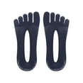 thumbnail image 2 of NIBOLOG 1 Pair Men Toe Socks Soft High Elastic Breathable Sweat Absorption Athletic Running Five Finger Socks Invisible Low Cut Socks, 2 of 8