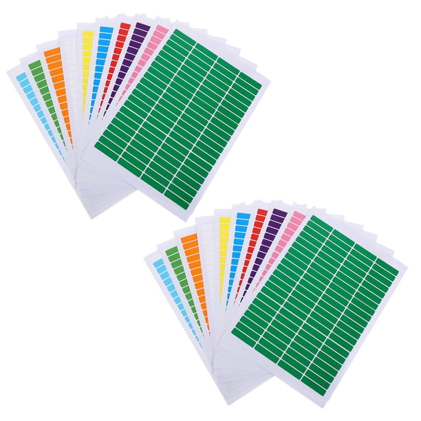 UPOUART Etiquetas Adhesivas Rectangulares Para Carpetas Y Envíos Con Papel Compatible Para Impresora