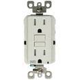 thumbnail image 1 of Toma eléctrica Leviton R92-GFWT1-0KW Blanca, 1 of 2