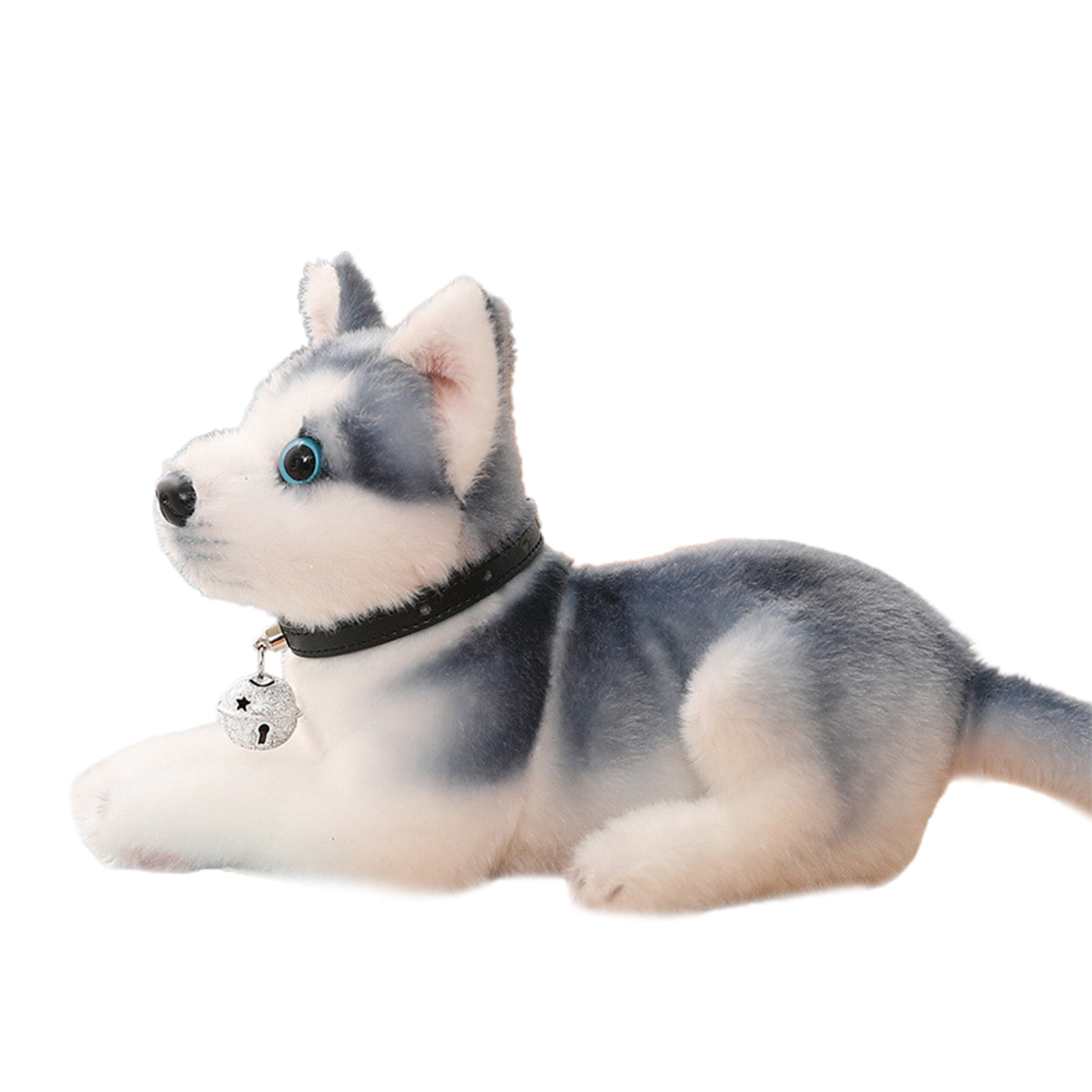 Husky Plush Toy - Realistic Fake Dog - ApolloBox