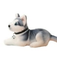thumbnail image 1 of LIWEN 25/30cm Puppy Stuffed Toy Lying Posture and Sitting Postures Cozy Touch Desktop Ornament Cute Simulation Husky Dog Plush Toys Living Room Decoration, 1 of 8