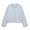 Light Blue, variant on Edvintorg Cardigan Sweaters for Women Striped Crew Neck Long Sleeve Loose Casual Knit Sweater with Button Women Clothes Pink S