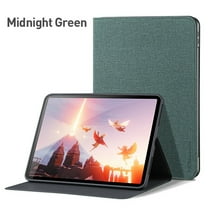 Dteck Smart Case For iPad 11-inch (A16) 2025/iPad 10th Generation 10.9 inch 2022,Shockproof Leather Folio Hyrbid Rubber Kickstand Slim Cover for iPad 10th/11th Gen,Green
