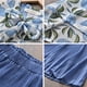 thumbnail image 4 of Gibobby Conjunto de sudadera para Niñas Conjunto de ropa de 2 uds, pantalones holgados de gasa, camiseta Floral sin mangas para Niñass pequeñas y bebés(Azul, 5-6 Años), 4 of 5