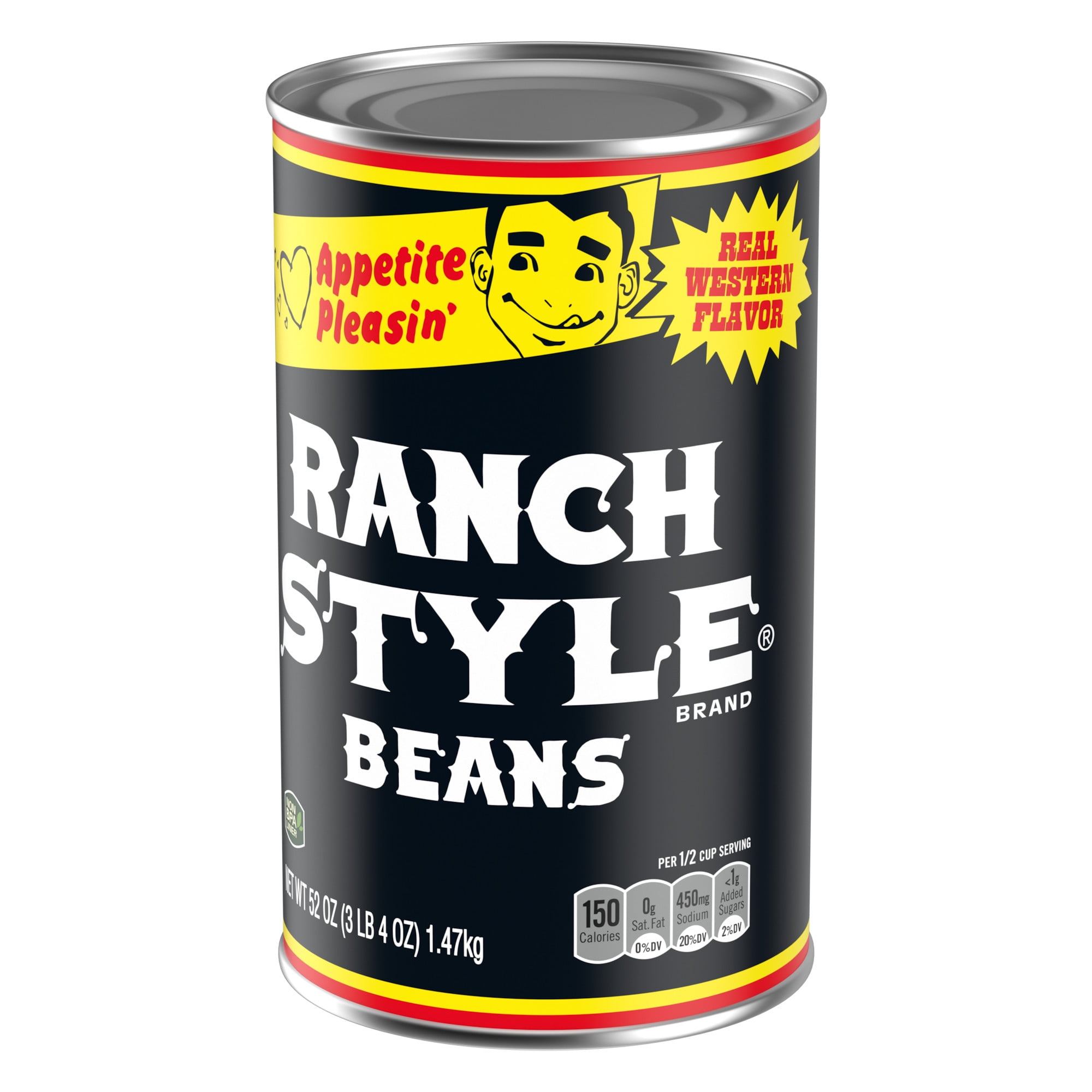 (3 pack) Ranch Style Beans, Canned Beans, 52 oz.