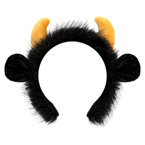 Conjunto de disfraces de Halloween, suministros para fiestas, accesorios de animales para cosplay, disfraces Banda para el pelo negra