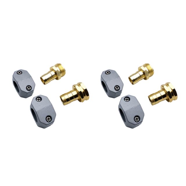 Speravity Durable alloy connector suitable for purposes. watering, connector Zinc alloy hose flower connector set Aluminum 2piezas
