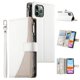 thumbnail image 1 of Funda cartera GANGXUN para iPhone 11 Pro , cuero PU con tarjetero, cremallera, correa de mano, soporte y protección 555°, 1 of 6