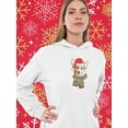 thumbnail image 2 of Christmas Dog Hoodie Women -SPIdeals Designs, Female 4X-Large, 2 of 4