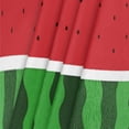 thumbnail image 2 of Watermelon Print Square Fitted Table Cover Elastic Tablecloth Reusable Waterproof Fabric Table Cloth for Dining Kitchen Party Indoor Outdoor, 34X34 Inch, 2 of 6