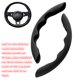 thumbnail image 3 of Riwesomey Embellecedor de marco para volante de coche, pegatina de decoración para camión y automóvil, Kit Interior antideslizante Universal, rojo de Automoción decorativa y accesorios Negro, 3 of 6