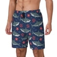 thumbnail image 2 of Fotbe Party Shark Cute Men’s Swim Trunks Quick Dry Swim Shorts Board Shorts with Mesh Lining-3X-Large, 2 of 9