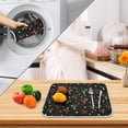 thumbnail image 4 of Ryvnso Neon Mushrooms Dish Drying Mat for Kitchen Countertop 16x18 Small Dish Pad Drainer Rack Dish Sink Mats, 4 of 7